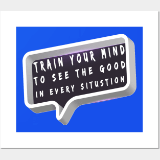 train mind good Posters and Art